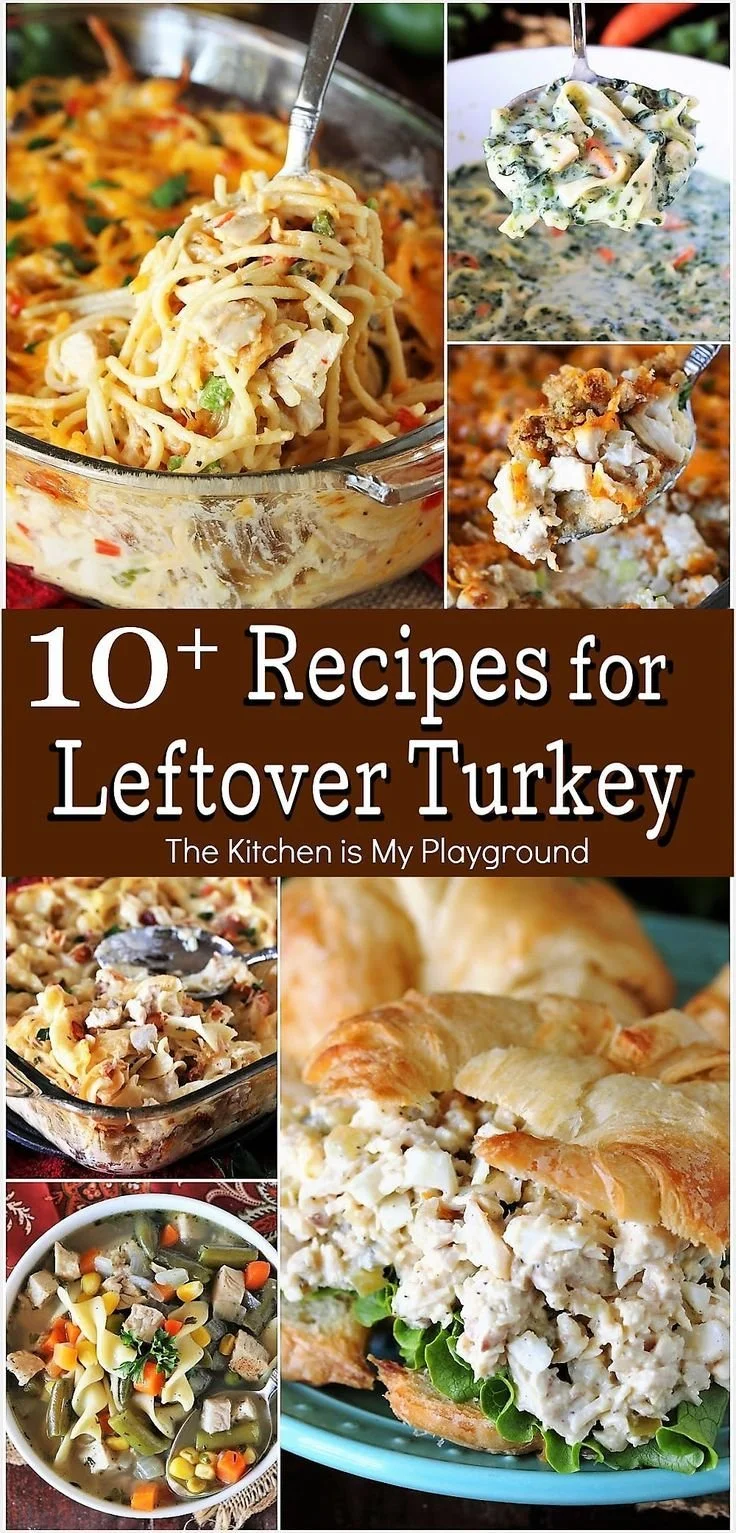 Delicious recipes for using leftover turkey after Thanksgiving dinner