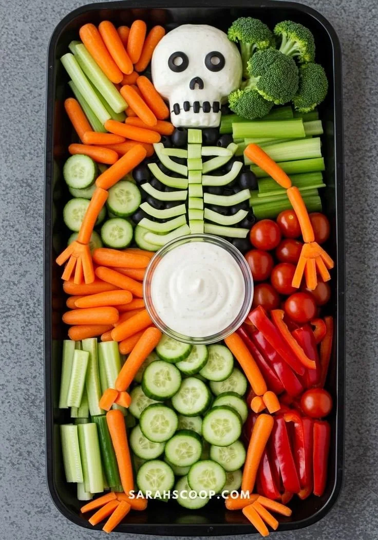 A variety of spooky Halloween party food ideas for festive celebrations.