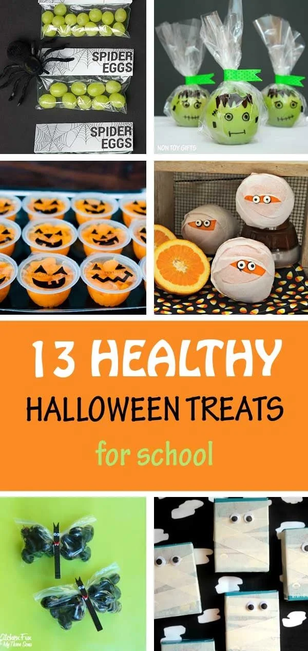 Healthy Halloween treats for school - non-candy ideas for kids
