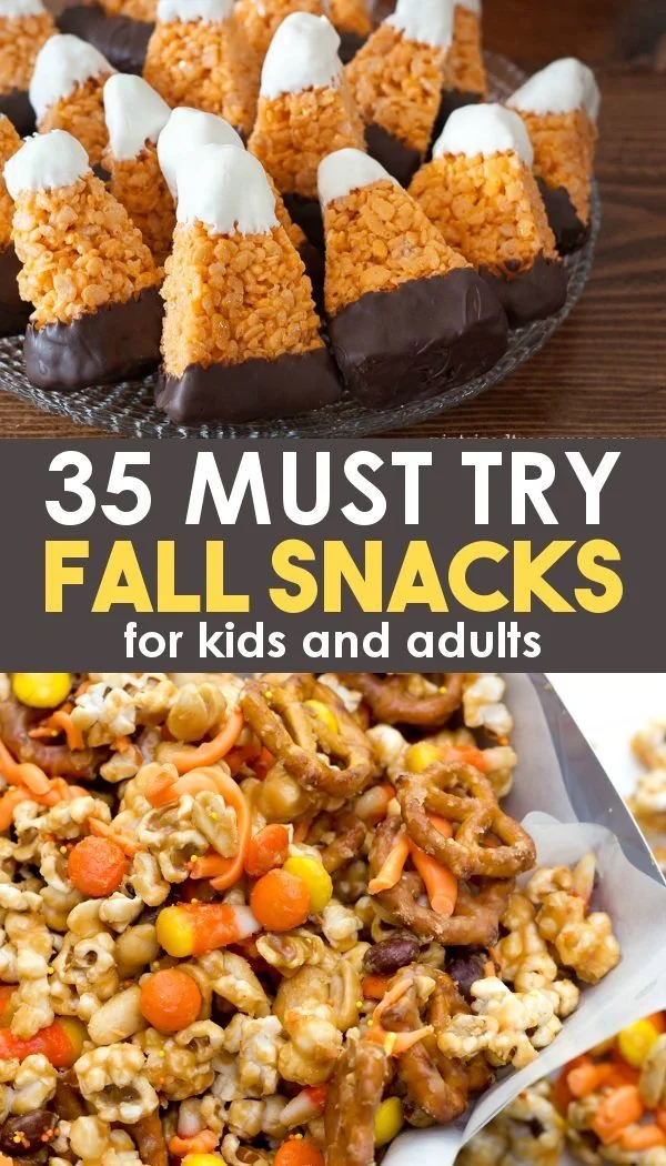Delicious fall snacks including pumpkin treats and apple desserts for cozy gatherings.