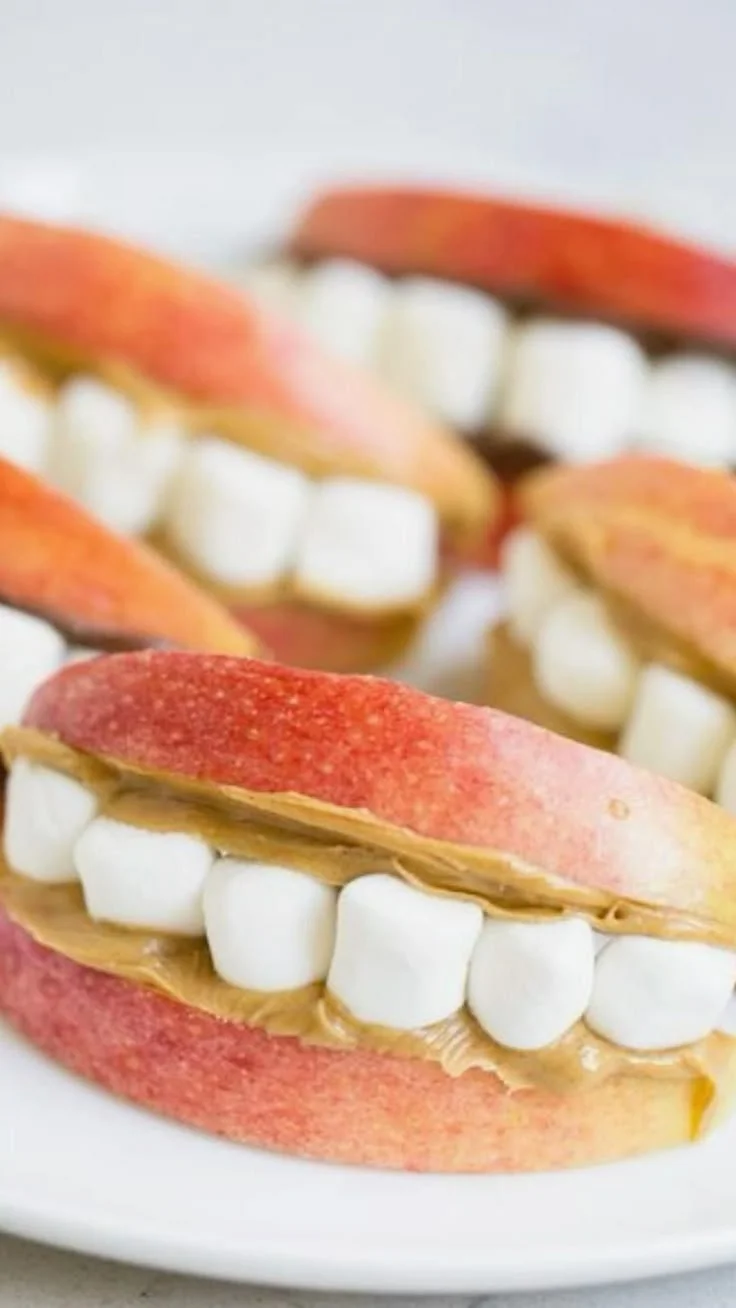 Apple chompers for easy enjoyment of fresh apples