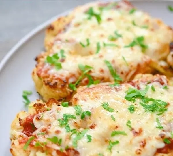 Cauliflower Steaks with Marinara