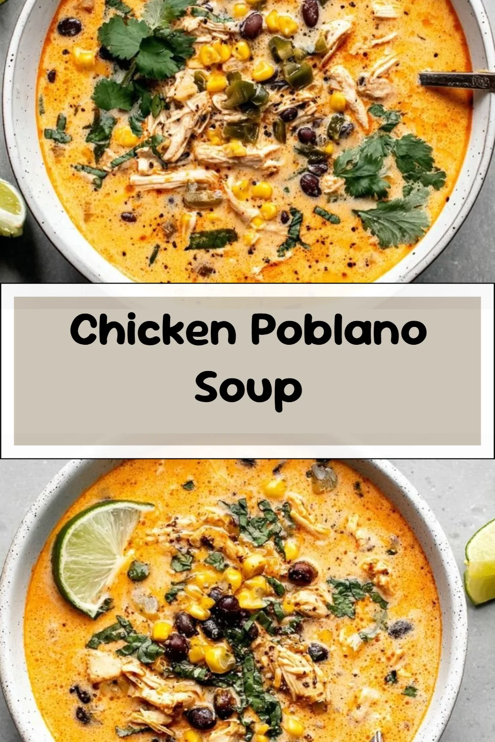 Chicken Poblano Soup