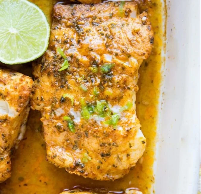 Chili Lime Baked Cod