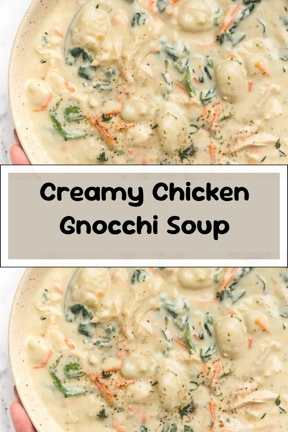 Creamy Chicken Gnocchi Soup