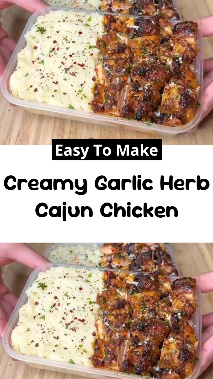 Creamy Garlic Herb Cajun Chicken