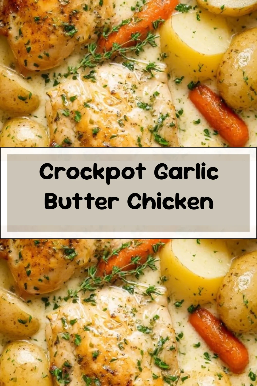 Crockpot Garlic Butter Chicken