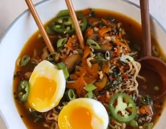Easy Homemade Healthy Ramen Bowl