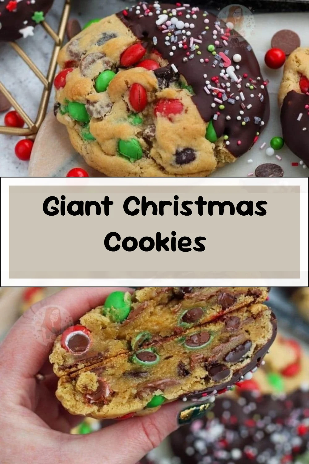 Giant Christmas Cookies