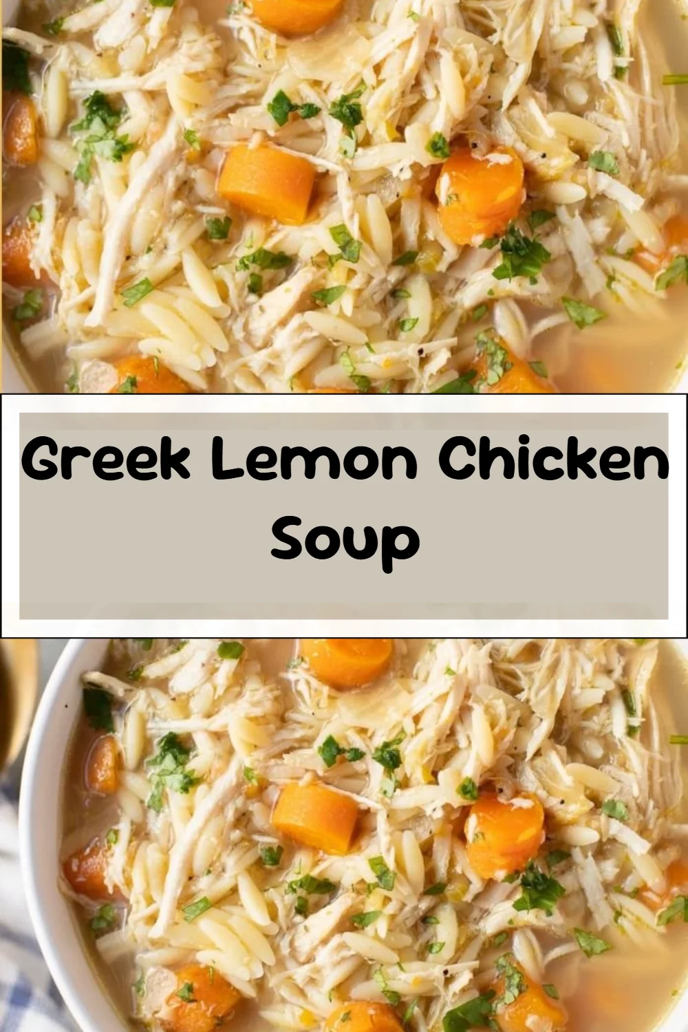 Greek Lemon Chicken Soup