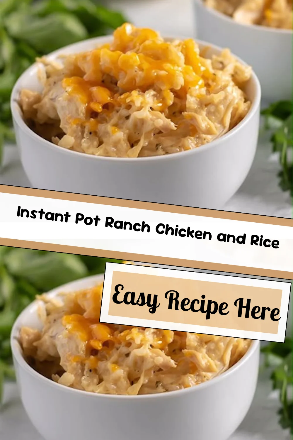 Instant Pot Ranch Chicken and Rice