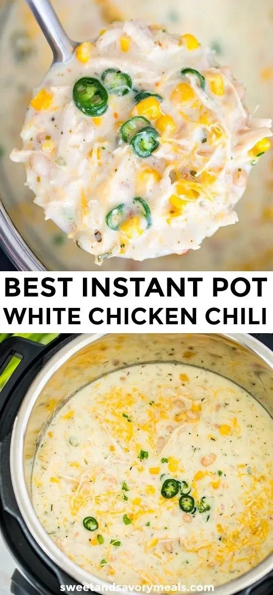 Instant Pot White Chicken Chili recipe video