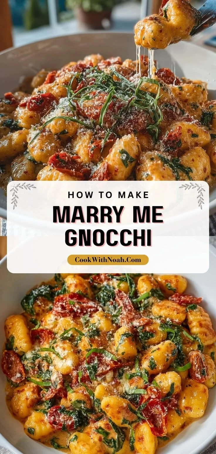 Delicious Marry Me Gnocchi served in a bowl with cheese and herbs