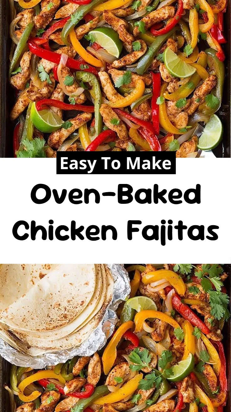 Oven-Baked Chicken Fajitas