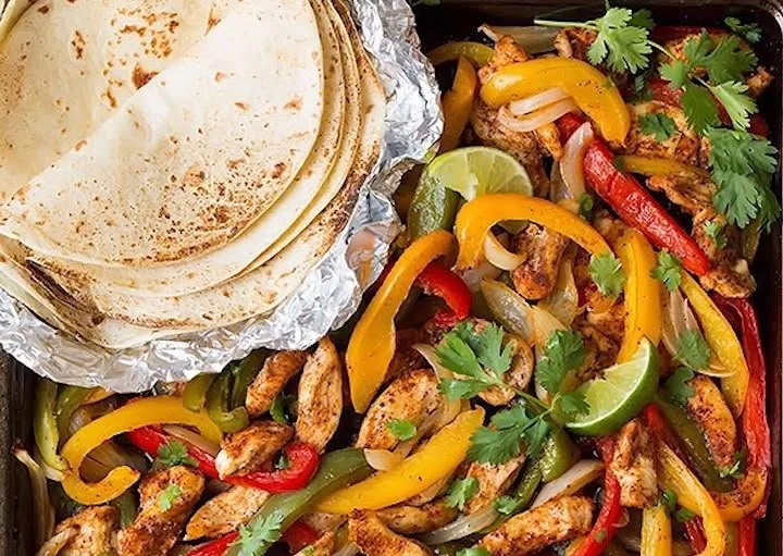 Oven-Baked Chicken Fajitas