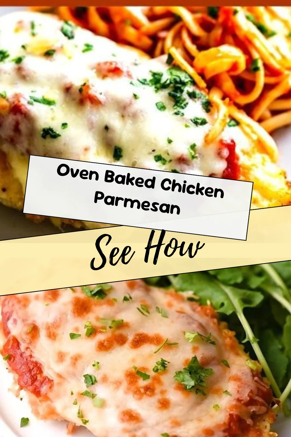 Oven Baked Chicken Parmesan