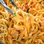 pasta with chicken and roasted pepper sauce 2026 07 06 031050
