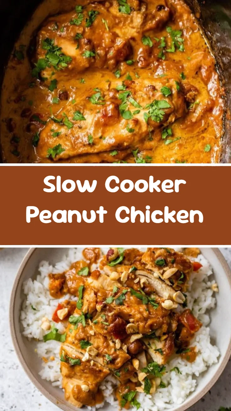 Slow Cooker Peanut Chicken