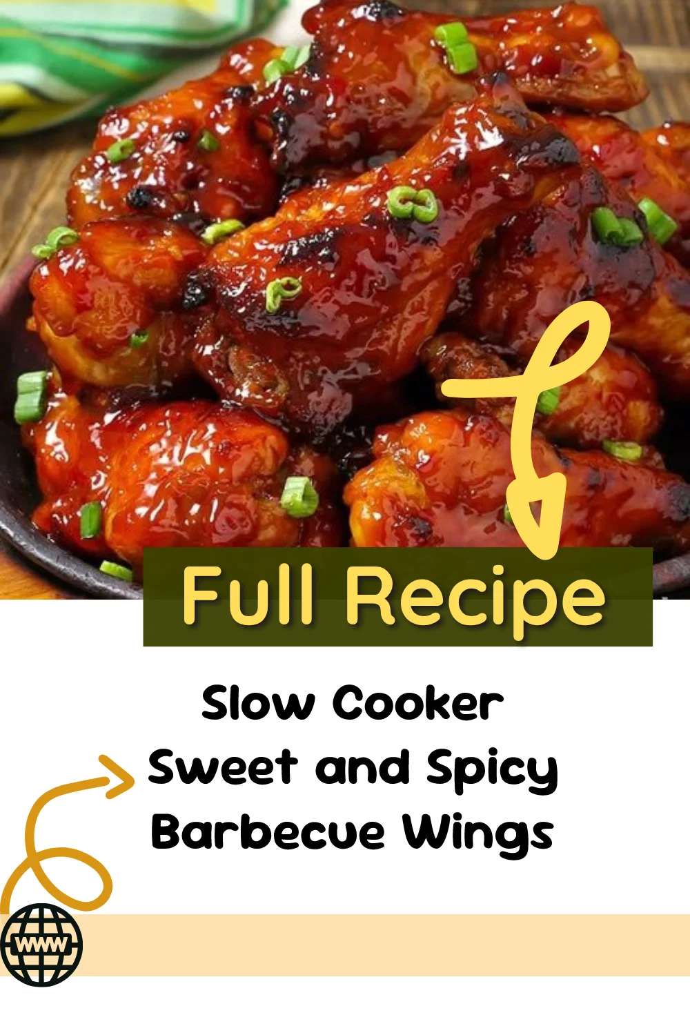 Slow Cooker Sweet and Spicy Barbecue Wings