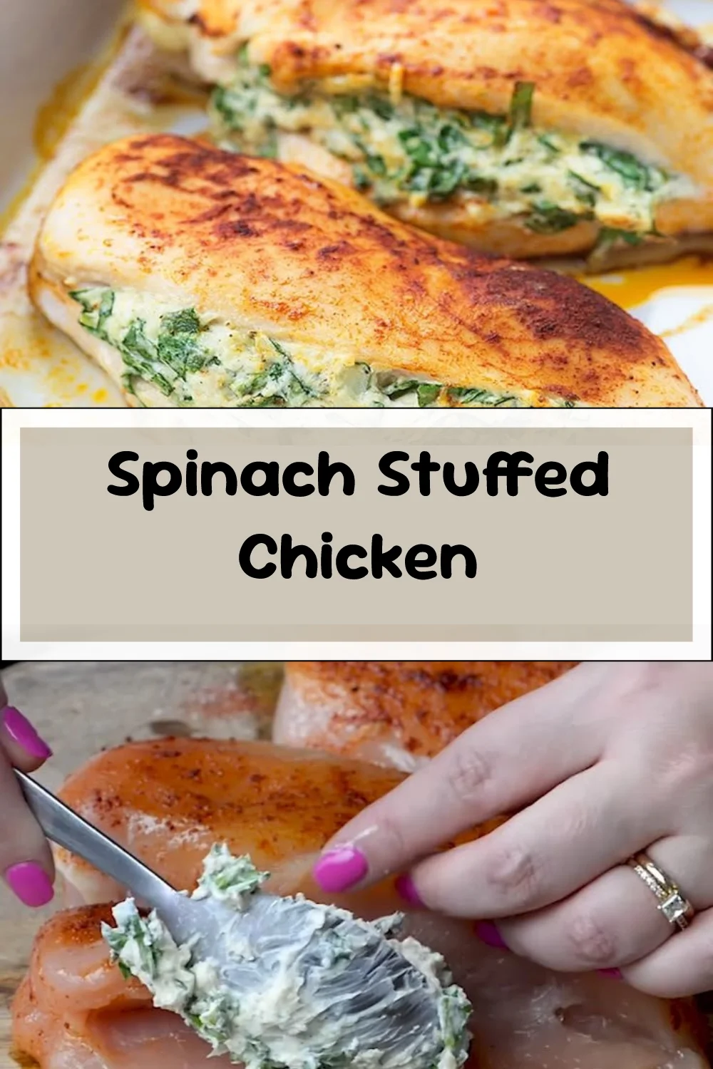 Spinach Stuffed Chicken
