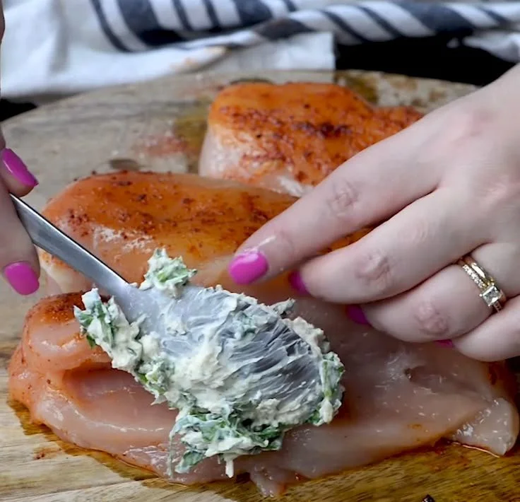 Spinach Stuffed Chicken
