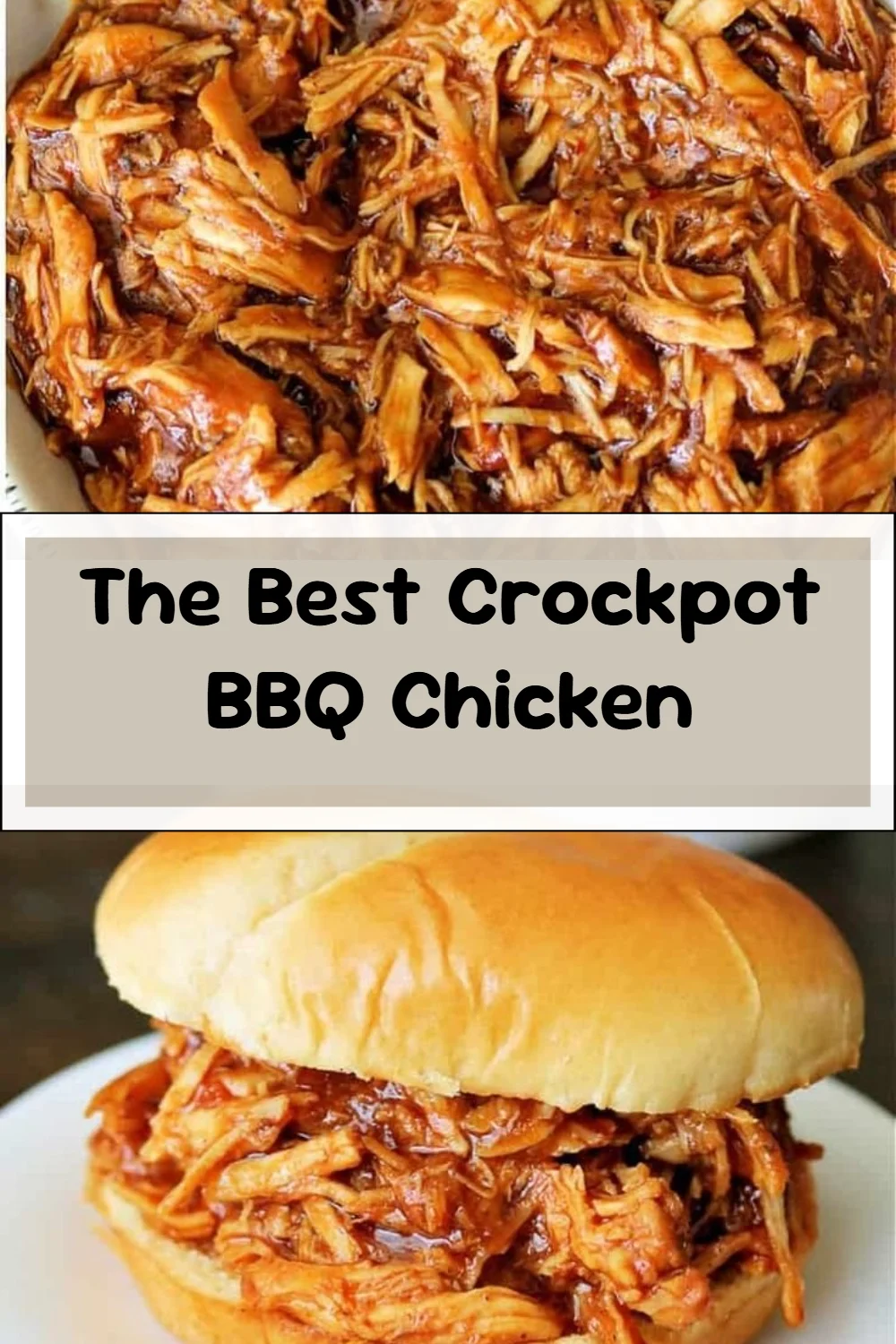 The Best Crockpot BBQ Chicken