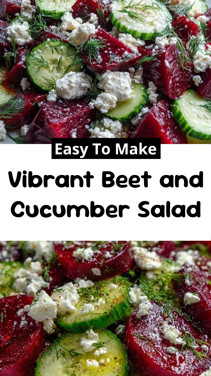 Vibrant Beet and Cucumber Salad