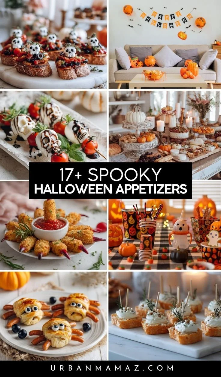 Creepy Halloween appetizer recipes for a spooky party