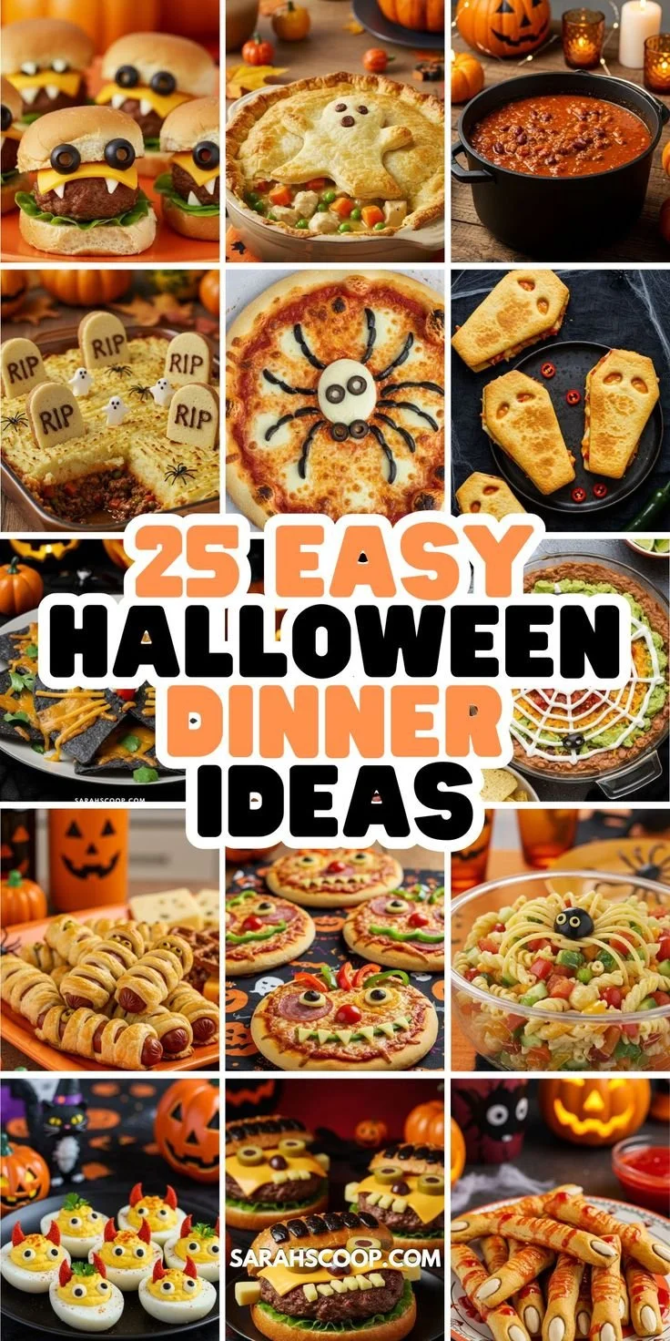 Easy Halloween dinner ideas for a festive celebration