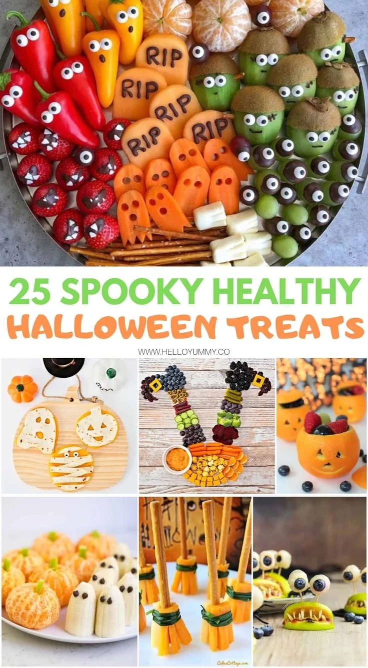 Spooky healthy Halloween treats for kids, nutritious and fun snacks