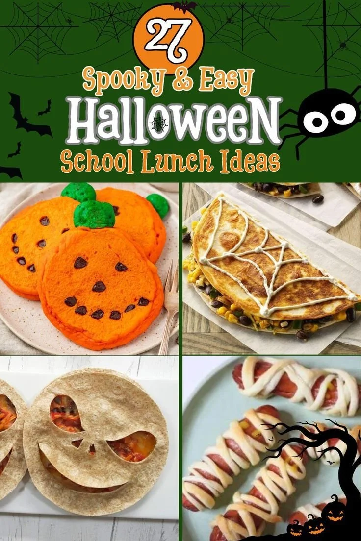 Creative Halloween school lunch ideas for fun and spooky meals