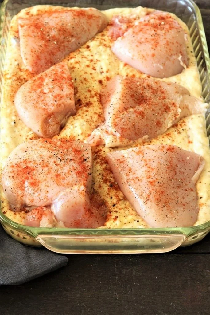 Delicious serving of easy chicken and rice recipe for weeknight dinner.