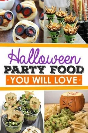 Creative Halloween food ideas for festive celebrations and spooky treats.