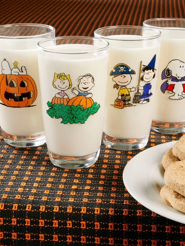 Peanuts Great Pumpkin drinking glass set of 4 from The Vermont Country Store