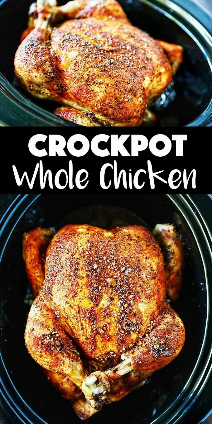 Delicious slow cooker chicken dish served with vegetables